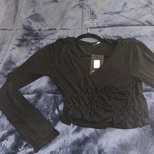 Black king sleeve Fashion Nova shirt size XL